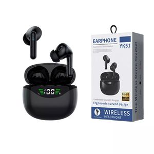 Étui de chargement sans fil antibruit avec écran Écouteurs Bluetooth étanches Mini-écouteurs intra-auriculaires Casque de jeu Écouteurs de sport pour Android