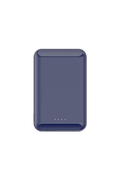 Diseño de logotipo personalizado Banco de energía inalámbrico para iPhone 12 Carga portátil Mini cargador Qi 5000 mah Powerbank magnético Multi 15W OEM
