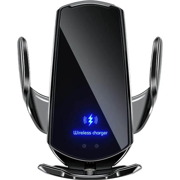 Q3 Smart Sensor Car Phone Wireless Charger 15W Charge rapide Téléphone de téléphone de voiture à charge automatique pour iPhone 15 14 13 12 11 Plus Pro Max et tous les Qi activent Android Smarphone