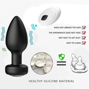 Plug à distance à distance sans fil avec vibration Break First mâle Clit Fantasy Dildo Buttplug Vibrator Ejaculator mâle xxx 240430