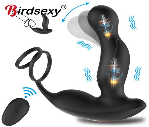 Vibromasseur masseur de Prostate mâle télécommande sans fil pour hommes queue Plug Anal jouets sexuels Silicone godemichet Anal jouet sexuel pour couples5270422