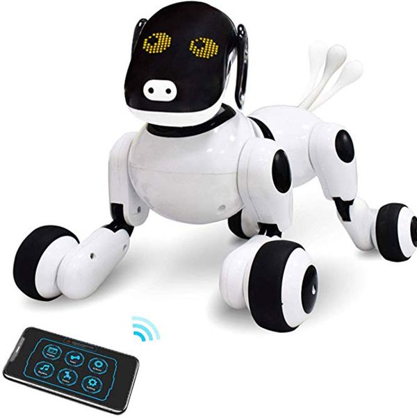 Télécommande sans fil intelligente RC Robot chien commande vocale APP contrôle connexion Bluetooth capteur tactile programmation jouet bionique