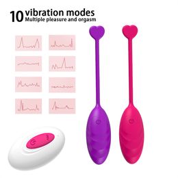 Télécommande sans fil vibration des œufs puissants Toys sexy pour les couples vibratrice de balle de bullette G clitoris stimulateur adulte jouet