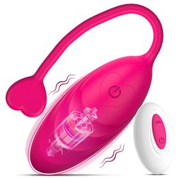 Draadloze afstandsbediening Vibrerend eieren Sekspeelgoed voor vrouwen clitoris stimulator G Spot Vibrators Vaginale kegelballen volwassen seks speelgoed