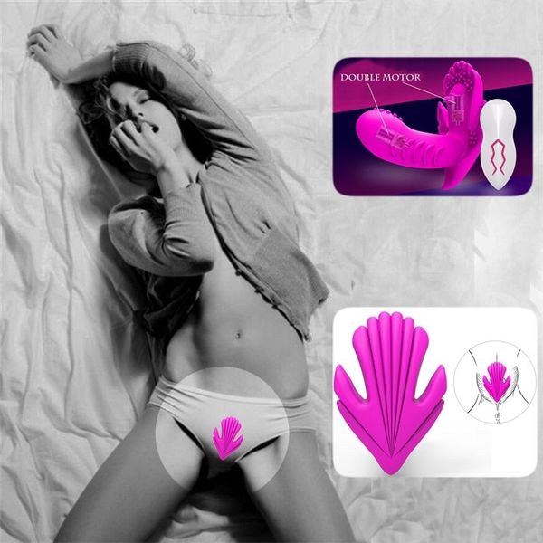 Télécommande sans fil portant un vibrateur Invisible pour dames, jouets sexy stimulant le Clitoris et le vagin, Simulation de pénis, jouet de Masturbation