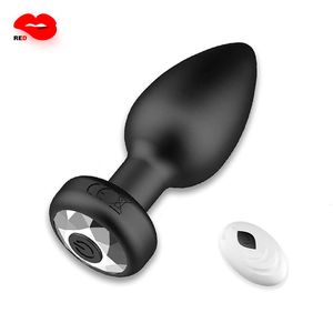 Plug à bout à distance sans fil vibrateur anal vibrateur sexy toys for women Ass Dildo Prostate masturbation masseur et femme