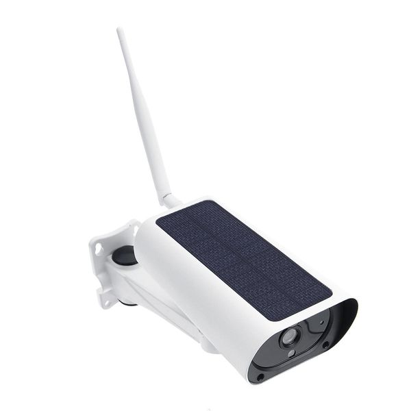 Caméra solaire IP WIFI sans fil 1080P HD 3.0MP caméra de sécurité extérieure 8 lumières infrarouges Vision nocturne IP67 étanche