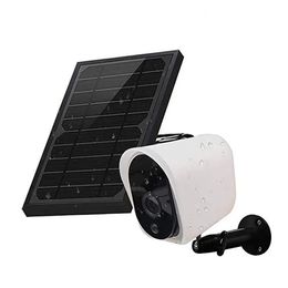 Draadloze Solar Oplaadbare Batterij Aangepaste Security IP-camera met zonnepaneel, 1080p HD Waterdicht Outdoor Home Surveillance met Motiona