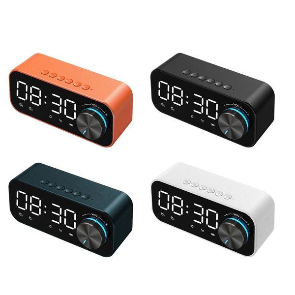 Altavoz inalámbrico Alarma dual Compatible con tarjeta TF Caja de sonido de transmisión estable de alto volumen compatible con Bluetooth 5.0 para el hogar