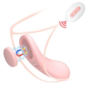 Vibratrice des sous-vêtements sans fil femelle stimulateur clitoral télécarrière masseur vaginal féminin adulte jouet sexuel 240425