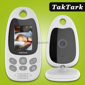 Video sans fil Moniteur bébé 2,0 pouces Interphone Surveillance de la température Night Vision Security Camera Nounny Sitter L230619