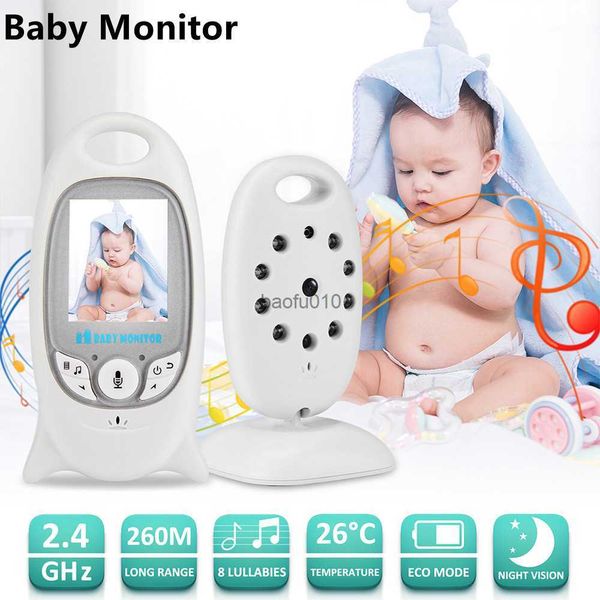 Moniteur bébé vidéo sans fil LCD Vision nocturne Baby-sitter 2 voies parler température berceuses à distance caméra sécurité nounou caméscope