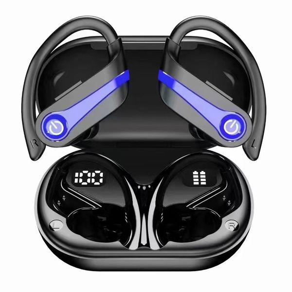 Auriculares inalámbricos impermeables para adultos, diseño cerrado, control de medios, ideales para videojuegos, ejercicio, compatibilidad con teléfono