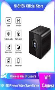 Mini cámara inalámbrica Wifi Visión nocturna Seguridad Videovigilancia Monitor remoto Detección de movimiento Mirco Videocámara Cámaras IP8359502