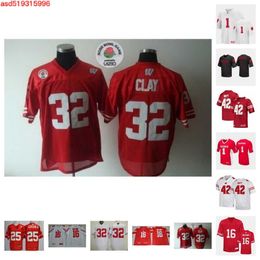 Maillot de football des Badgers du Wisconsin 64 Sean Timmis 22 Jack Van Dyke 28 Gavin Meyers 73 Kerry Kodanko 91 Jamel Howard 61 Dylan