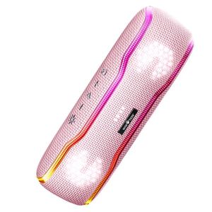 Wisetiger IPX7 Portable Bluetooth S er 25W stéréo étanche extérieur sans fil boîte de son éclairage coloré rose vert pour la pièce 231226