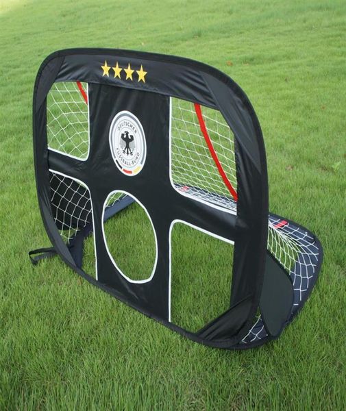 WISHOME Pop Up But de Football Portable Porte de Football Enfants Futbol But Filet Pliant pour Enfants Extérieur Intérieur Jouet Équipement de Football2634232505