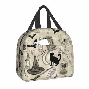 Sac à lunch isolé thermique Isulaté Femmes Halen Boîte à lunch portable en sorcière pour came Voyage Rangement Sac de nourriture A8NX #