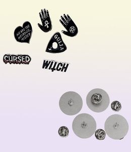 Witch Pins Collection Pentagram Triple Moon Constellation Wizard Broches Witchy Goth Jewelry Rapel Pin For Witches15575031