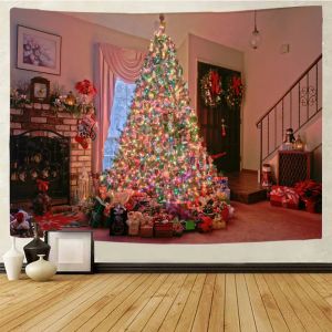 Sorcellerie Kawaii Room Decor Mur suspendu arbre de Noël de la tapisserie