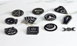 Heksen doen het beter heksen ouija spellen zwarte maan pin accessoire badges broches rapel email pin backpack bag3321338