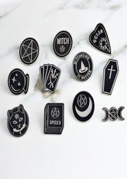 Heksen doen het beter heksen ouija spellen zwarte maan pin accessoire badges broches rapel email pin rugzak bag8461113