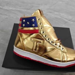 T Trump sneakers The Never Surrender High Top Sneaker Mens Basketball Shoes Women Sports Trainers Sneakers Big Size 47