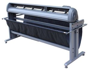 Con impresora de corte de vinilo plotter de corte plano de contorno automático