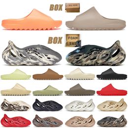 yeezy slide yeezys slides foam runners sandals shoes Livraison gratuite chaussures hommes femmes Designer onyx pure Moon gris Deluxe Lefort chaussures 【code ：L】