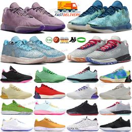 21 basketbalschoenen voor heren 20 XX buitensneakers Freshwater Akoya Dragon Pearl Theatre All Star Chosen The Debut Time Machine paars goud XXI sportschoenen voor heren 2024