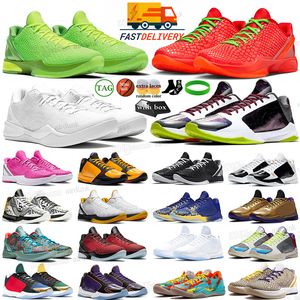 Con caja Reverse Grinch 6 Hombres Zapatos de baloncesto Mambacita 8 What The Triple White Big Stage Chaos 5 Protro Bruce Lee Del Sol Zapatillas deportivas para hombre Zapatillas de deporte al aire libre