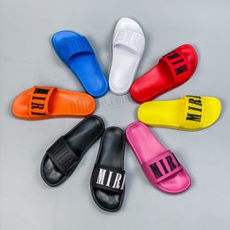 Ontwerper Amiri Slides Women Man Slippers Luxe Sandalen Sandalen Sandalen Flip Flop Flats Slide Casual Shoes Strand Shoes Maat 36-45