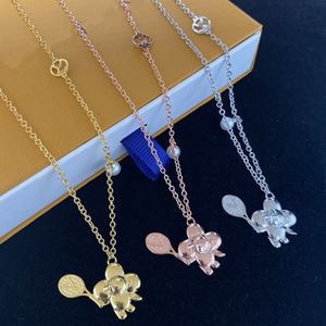 Met BOX 2022 luxe ketting hiphopstijl klassieke tennishangerkettingen voor liefhebbers van dames en heren sieraden jift