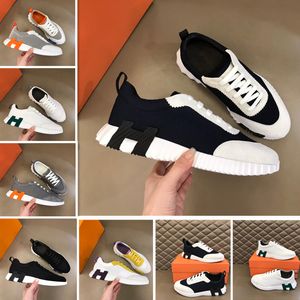 met doos 2023 Mens luxe hardlopen casual schoenen echte lederen katoenen doek veter klassieke sportschoenen modemerk ontwerper mannen casual schoenen