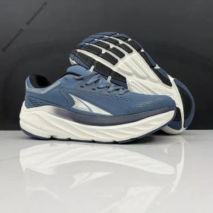 Met doos 2024 Nieuwe Altra Road Running via Olympus Shoes Dames Designer Mens Trainers Runnners Women Sneakers Blakc White Men Size 36-47 Gratis verzending