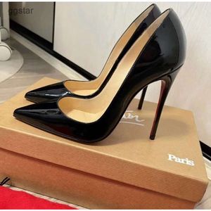 Avec la boîte 2024 Rouge Bottomlies Sandale talon Designer High Heels Femme Chaussures Chaussade 6cm 8cm 10cm 12cm Sexy Talons fines