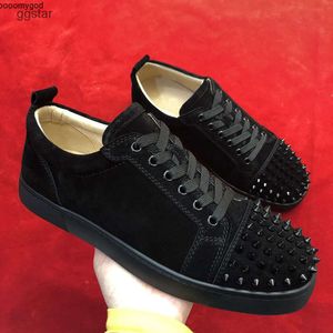 Avec Box 2024 Red Bottomlies Chaussures Designer Platforms Casual Shoes Casual Luxury Sneakers GZ Village Homme Shoe Low Top Lace Up Womens Shoe Top Riveted Sol Mx98
