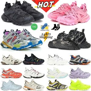 Diseñador Shoes Track 3 3.0 3xl Paris Men Women Triple S Casual Shoes Sock White Black Sneakers Retro Track 9 9.0 Tess.S.Zapatos de plataforma impresa de nylon entrenador de cuero de gomma