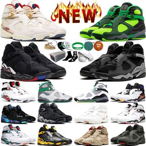 Met doos 8 8s mannen basketbalschoenen mi casa es su casa winterkoke play -offs aqua taxi bugs bunny heren designer trainers buiten sport sneakers dames tennis