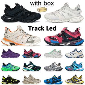 Met Doos Luxe Merk Designer Track Schoenen Mannen Vrouwen Tracks 3 3.0 Platform Sneakers Vintage Runners balencaigas led Tess.s. Leren sneakers 36-45