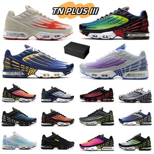 Met Box Air Tuned Plus 3 III Heren Dames Hardloopschoenen max tn heren Trainers Obsidian Wolf Grijs Grafisch Laser Blauw Wit Aquamarijn Blauw Nebula Hyper Violet Sneakers