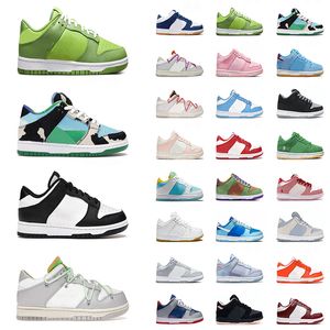 gratis verzending schoenen met doos kids schoenen mannen vrouwen designer outdoor schoen panda peuter sneakers vreemde liefde unc roze jongens meisje baby jeugd kinderen trainers dghate