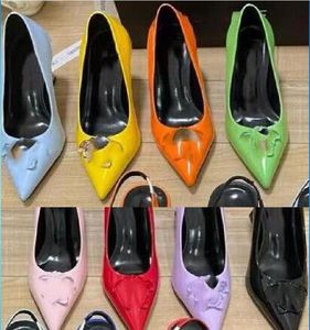 Met doos merk pompen ontwerper hak schoen vrouw ontwerper kleding schoenen luxe hoge hakken ontwerper schoenen puntige tenen