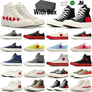 avec boîte en toile chaussures hommes entraîneurs de femmes jouent gros rouge multi-coeur œil bas blanc noir noir gris blue quartz rose vif à pois