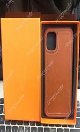 Com caixa clássico laranja moda casos de telefone de luxo para iphone 14 14pro 14plus 13 13pro 12 12Pro Max 11 11pro XS XR XsMax 8 plus Em8610829