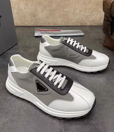 avec design de boîte Prax 01 Chaussures de baskets homme blancs noirs en cuir noirs Plaque-skateboard Walking Mens Casual Runner Sports EU38-46