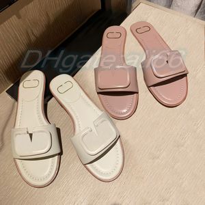 Avec Box Designer VT Sandal High Heel Luxury Slide Designer Femme Chaussure de plein air Homme V Signature Slide Sandal Accessoire de peau de vache granuleuse Anvas Calf Valentine 2ZDG