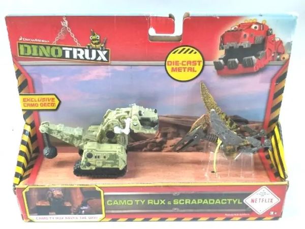 Avec boîte Dinotrux dinosaure camion amovible dinosaure jouet voiture Mini modèles cadeaux pour enfants modèles de dinosaures 240111