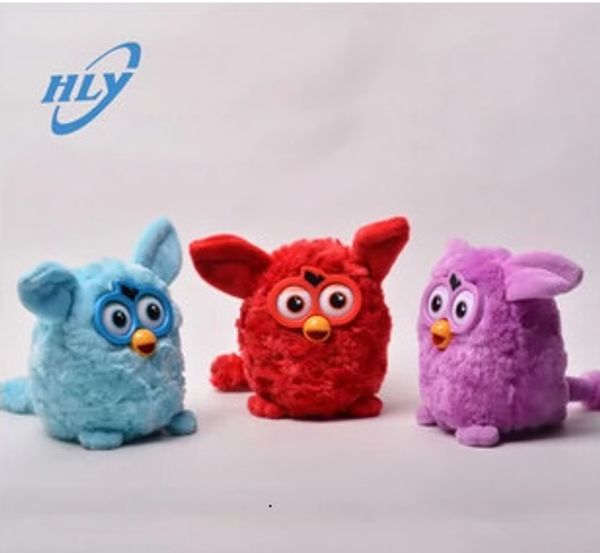 Con caja Mascotas electrónicas Juguetes interactivos Phoebe Firbi Pets Owl Elves Grabación Talking Hamster Smart Toy Doll Furbiness Boom 201212