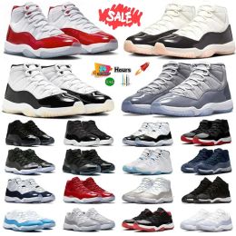 Avec boîte High Jumpman 11 Chaussures de basket-ball Ciment Cool Grey Cherry 11s Baskets Jubilee Pure Violet Animal Instinct Pantone Low University Blue Hommes Femmes Sports